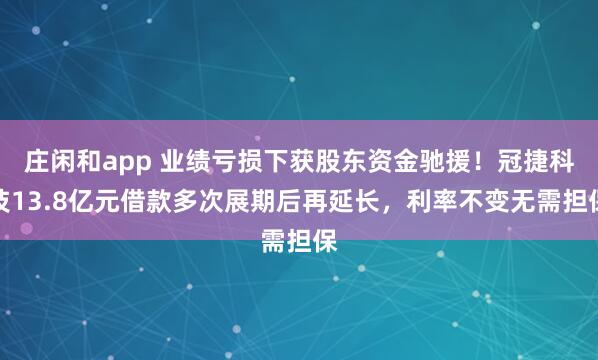 莊閑和app 業績虧損下獲股東資金馳援！冠捷科技13.8億元借款多次展期后再延長，利率不變無需擔保